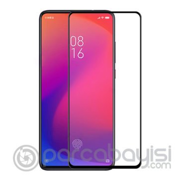 Redmi Mi 9T -K20 Pro Full Glue Tempered Cam Ekran Koruyucu Full Kaplama
