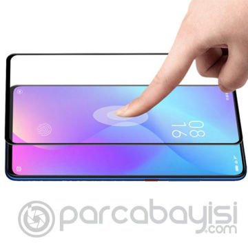 Redmi Mi 9T -K20 Pro Full Glue Tempered Cam Ekran Koruyucu Full Kaplama
