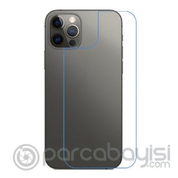 Ally İPhone 12-12 Pro 6.1 İnch Tempered Arka Kırılmaz Cam Koruyucu