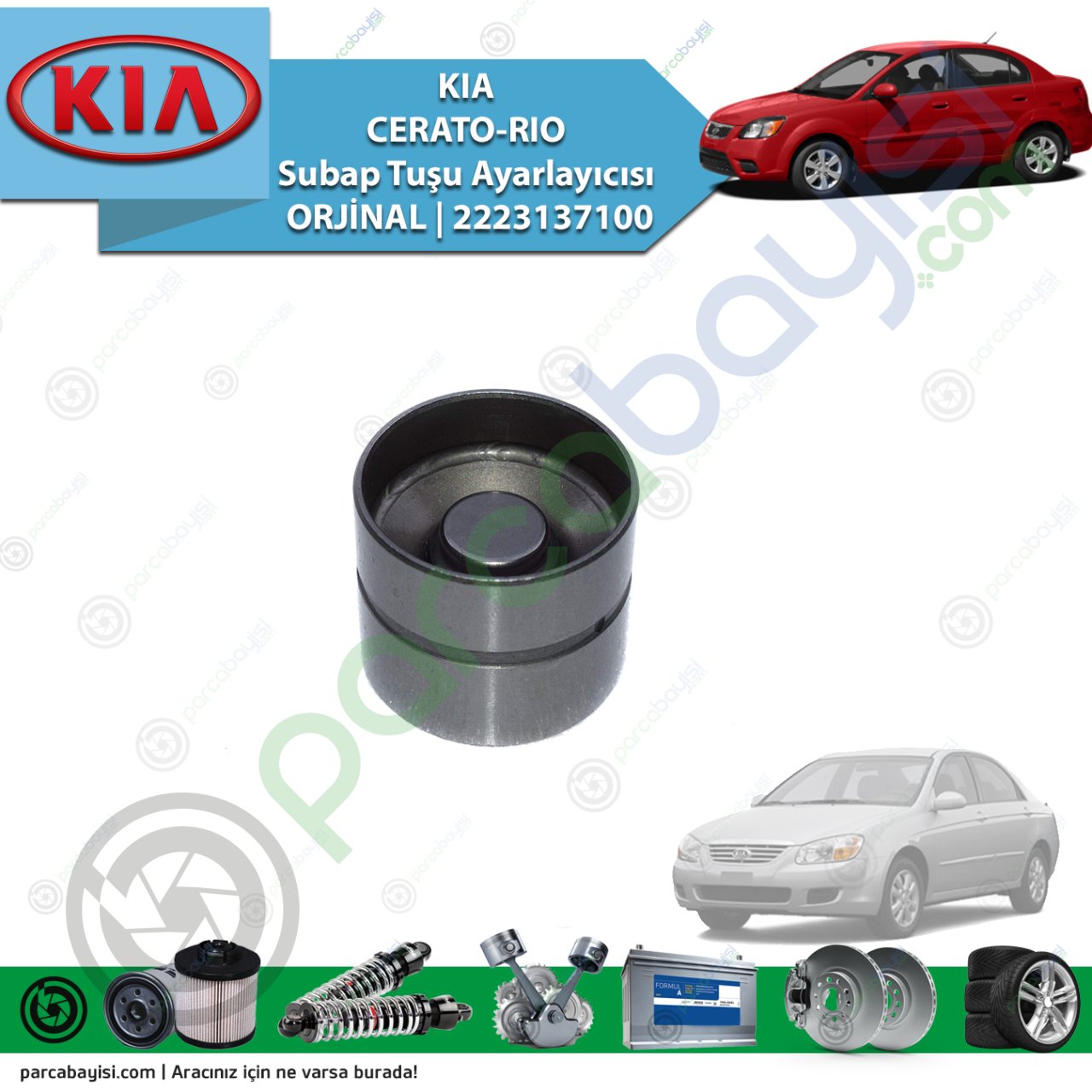 Kia Cerato-Rio Subap Tuşu Ayarlayıcısı Orjinal | 2223137100