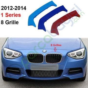 Bmw F20 (2012-2014) Series M Style Ön Panjur Böbrek Şeridi Geçmeli