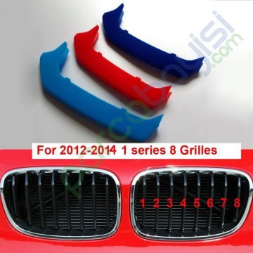 Bmw F20 (2012-2014) Series M Style Ön Panjur Böbrek Şeridi Geçmeli