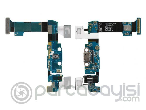 SM Galaxy S6 Edge + G928f İçin Şarj Kulaklık Soket Tuş Bord Filmi