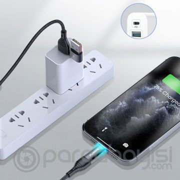 Floveme 4in1 USB To Type C -Type to Type Kablosu+iPhone Başlık USB 1M