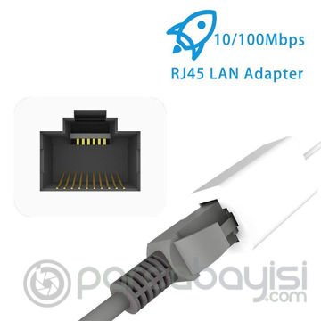 İPhone-İPad Lightning To Ethernet RJ45 Adaptörü NK107A1