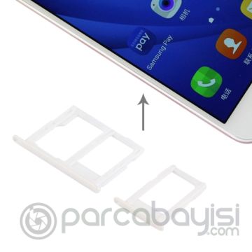 Ally Samsung Galaxy A3,A5,A7 2016 İçin Çift Sim Hafıza Sim Kart Kapağı
