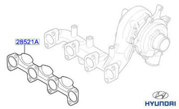 Kia Egsoz Manifold Contası Orjinal | 285212A701
