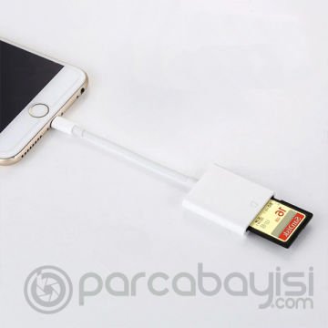 İPhone-İPad Lightning To SD Kart Hafıza Kart Adaptörü NK105
