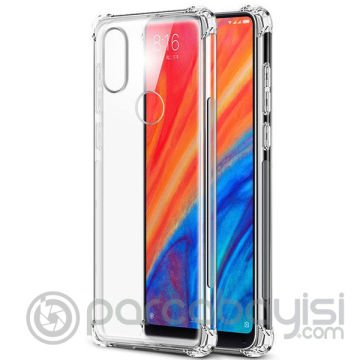 Xiaomi Redmi 6 Pro, A2 Lite Darbe Emici Şeffaf Silikon Kılıf