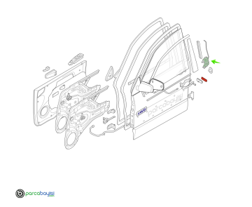 Kia Sportage Kapı Kilidi Ön Sağ Orjinal | 813211F010