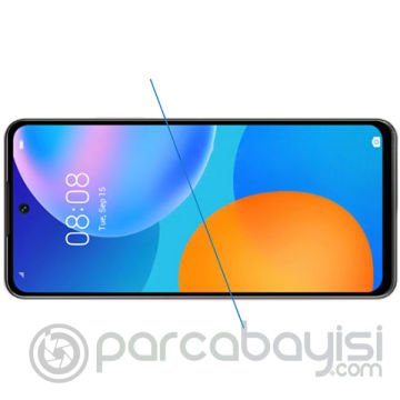 Huawei P Smart 2021 Full Glue Tempered Cam Ekran Koruyucu