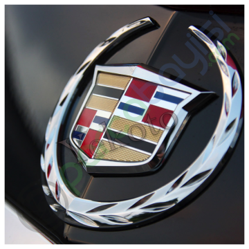 Cadillac Metal 3D Amblem Logo Orjinal Style