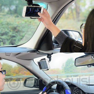 Ally PE-Z01 360 Derece Dönen Araba Güneşlik  Cep Telefonu Tutucu