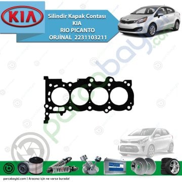 Silindir Kapak Contası Kia Rio Pıcanto Orjinal | 2231103211