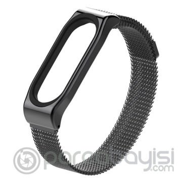 Mijobs Xiaomi Mi Band 4-3 Metal Kayış Kordon Milano Loop