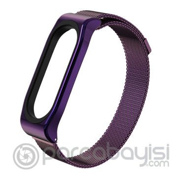 Mijobs Xiaomi Mi Band 4-3 Metal Kayış Kordon Milano Loop