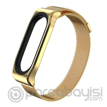 Mijobs Xiaomi Mi Band 4-3 Metal Kayış Kordon Milano Loop