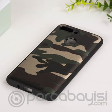 Xiaomi Redmi 5+ Plus Kamuflaj Darbe Emici Silikon Kılıf