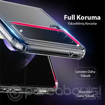 Dux Ducis Crystal Clin Series Samsung Galaxy Z Flip4 5G Shockproof Şeffaf Silikon Kılıf