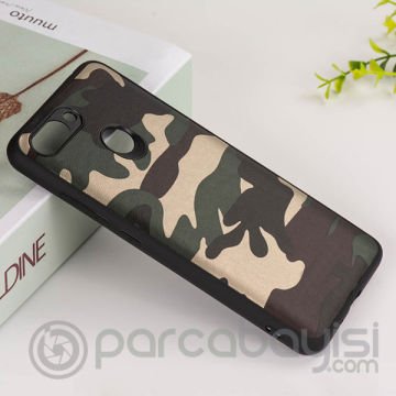 Xiaomi Redmi 6 Kamuflaj Darbe Emici Silikon Kılıf