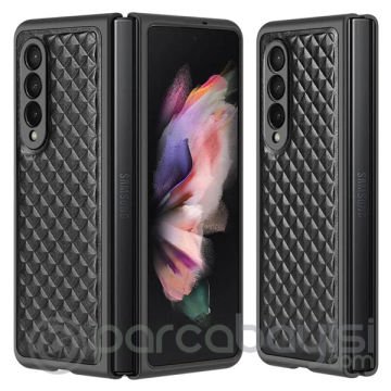 Dux Ducis Venice Series Samsung Galaxy Z Fold4 5G için Premium Deri Kılıf