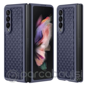 Dux Ducis Venice Series Samsung Galaxy Z Fold4 5G için Premium Deri Kılıf