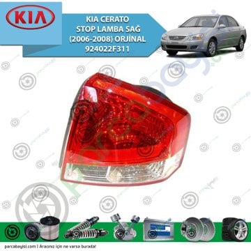 Kia Cerato Stop Lamba Sağ Orjinal | 924022F311