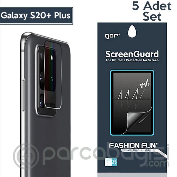 GOR Samsung Galaxy S20+Plus  Kamera Lens Koruyucu 5 Adet