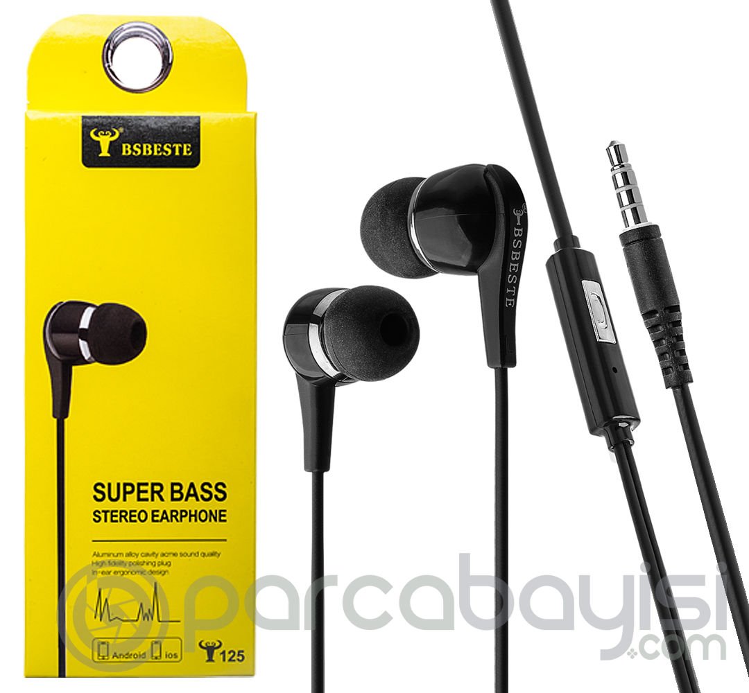 Ally Bsb-125i Universal Stereo Kulaklık Mikrofonlu 3.5 Jack