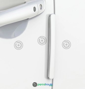 Baseus Universal Kapı Anti Scratch Çizik Önleyici Tampon Koruma 4 Adet Beyaz