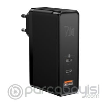 Baseus GaN2 Pro 120W PD Hızlı Şarj Aleti Macbook Pro Şarj Aleti+100w PD Kablo QC4.0 QC3.0