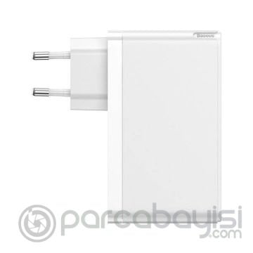 Baseus GaN2 Pro 120W PD Hızlı Şarj Aleti Macbook Pro Şarj Aleti+100w PD Kablo QC4.0 QC3.0
