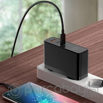 Baseus GaN2 Pro 120W PD Hızlı Şarj Aleti Macbook Pro Şarj Aleti+100w PD Kablo QC4.0 QC3.0