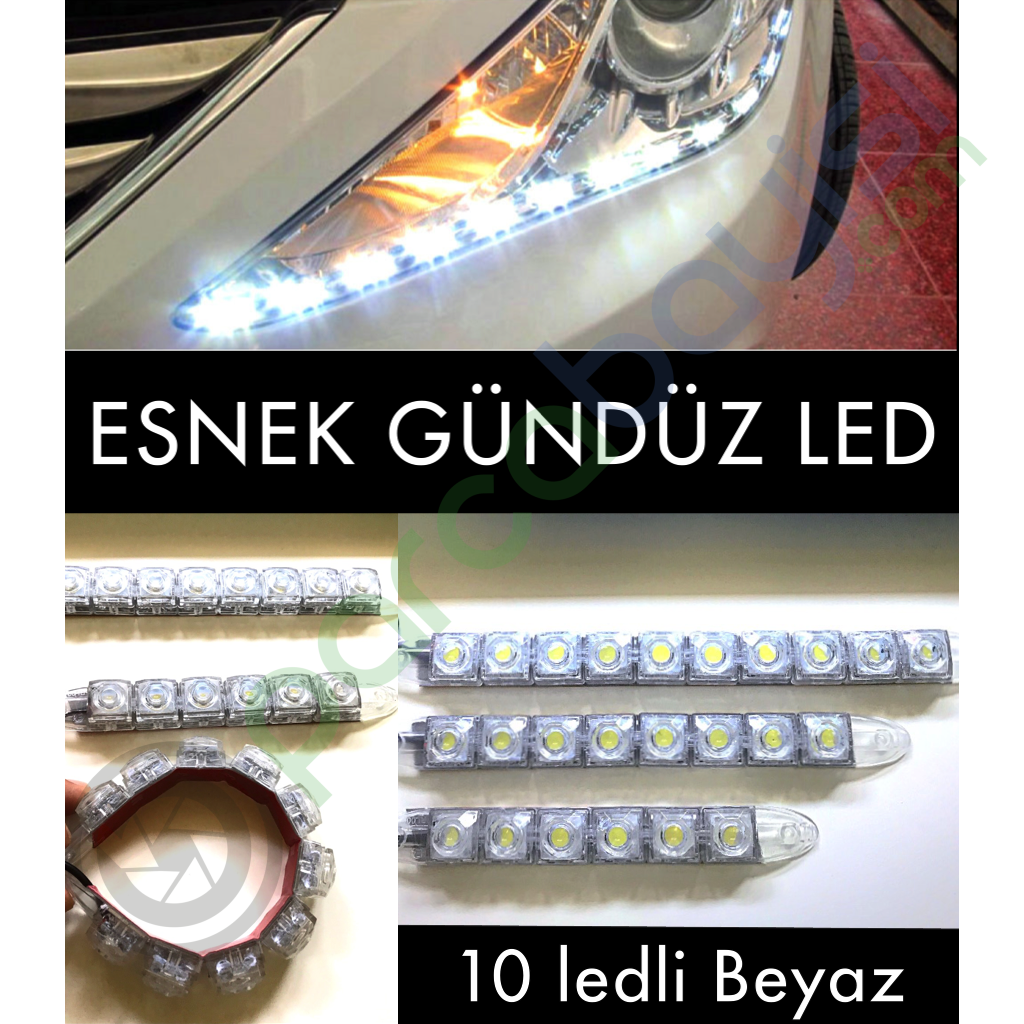Esnek Gündüz Led Aydınlatma Beyaz 10 Led