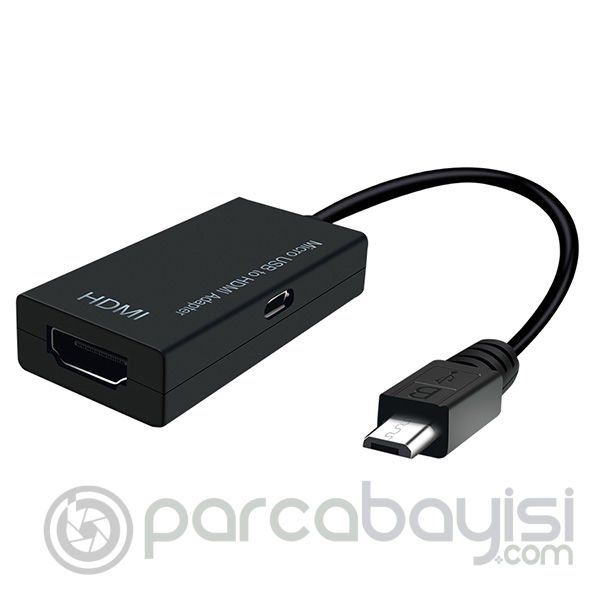 Mhl Mikro-USB 4K 1080P HDMI Adaptör Android Telefon Tablet 192KHz Digital Audio - 60Hz HD Video