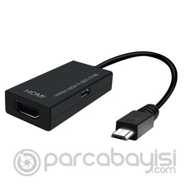 Mhl Mikro-USB 4K 1080P HDMI Adaptör Android Telefon Tablet 192KHz Digital Audio - 60Hz HD Video