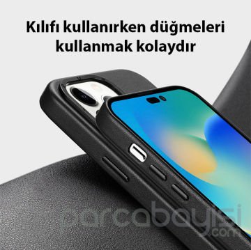 Dux Ducis Grit Series iPhone 14 Pro Max 6.7inç Premium MagSafe Uyumlu Kılıf