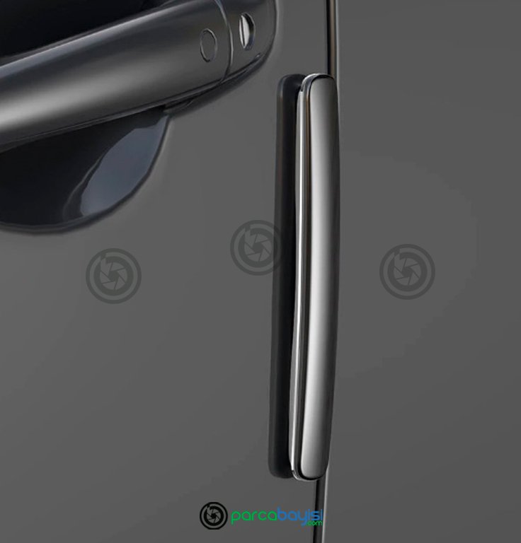 Baseus Universal Kapı Anti Scratch Çizik Önleyici Tampon Koruma 4 Adet Siyah