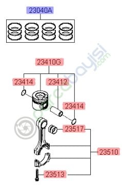 Sekman Takımı Kia Optıma Soul Sportage Orjinal | 230402A903