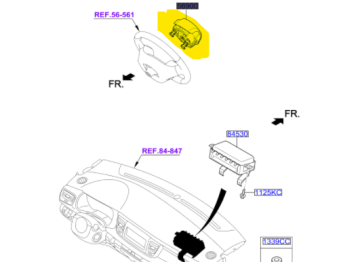 Kia Rio Hava Yastığı Aırbag Şoför Orjinal | 56900H8000Wk