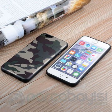 İPhone  6S Plus-6 Plus  Kamuflaj Darbe Emici Silikon Kılıf