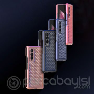 Dux Ducis Venice Series Samsung Galaxy Z Fold3 5G için Premium Deri Kılıf