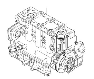 Kia Sportage 2004-2009 Kısa Dizel Motor 2.0 | KZ40602200