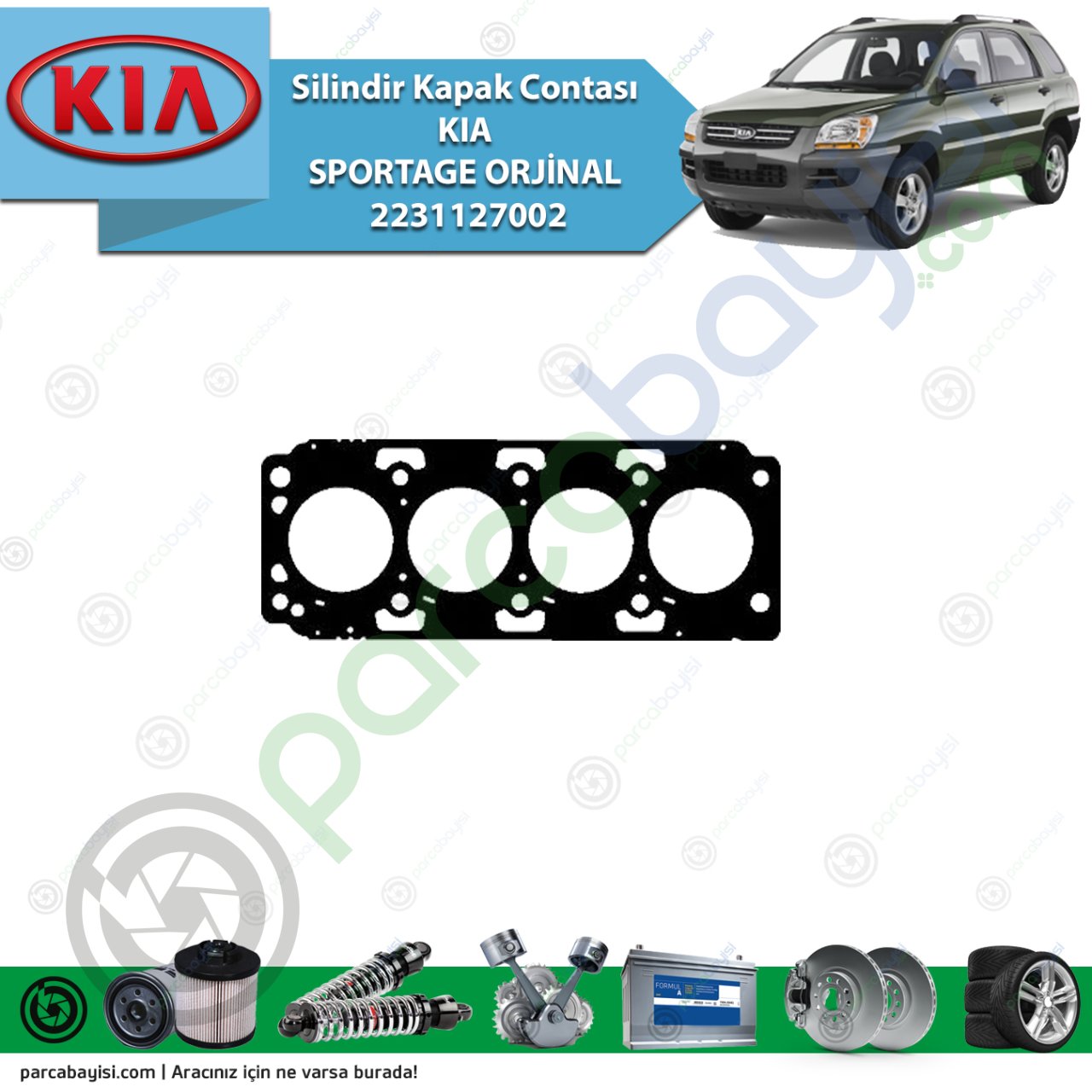 Silindir Kapak Contası Kia Sportage Orjinal | 2231127002