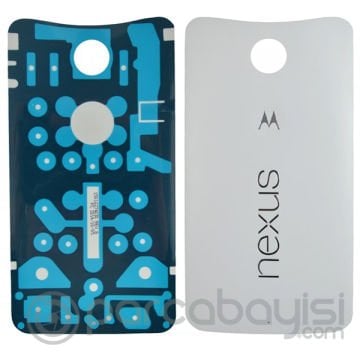 Motorola Google Nexus 6 Arka Pil Batarya Kapağı