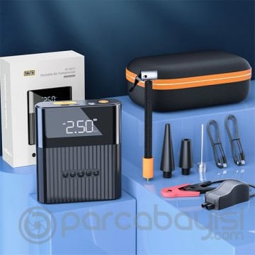 ALLY 3in1 12V Taşınabilir Lastik Hava Pompası Ve Akü Takviyesi Powerbank 8800mAh