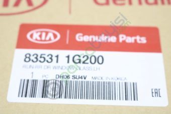 Kia Rio Arka Kapı Cam Kanalı Sol H/B Orjinal | 835311G200