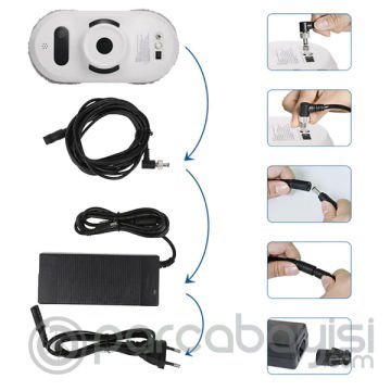 EZERE Cam Pencere Temizleme Robotu Cam Silme Fayans Yüzey Temizleme Robotu