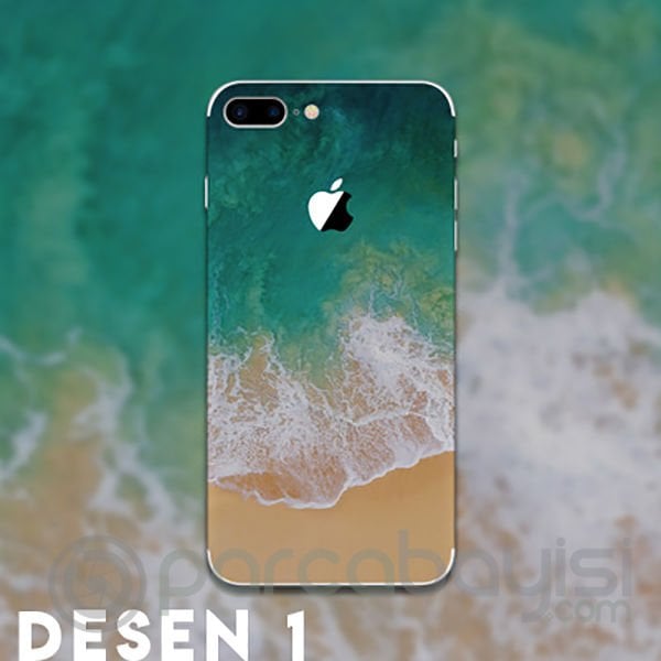 İPhone 8 Plus Tayvan Kalite Creativ Desenli Telefon Kaplaması Sticker