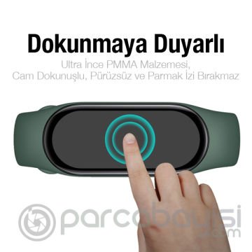 Xiaomi Mi Band 7 3D Full Kaplama Ekran Koruyucu PET+PMMA